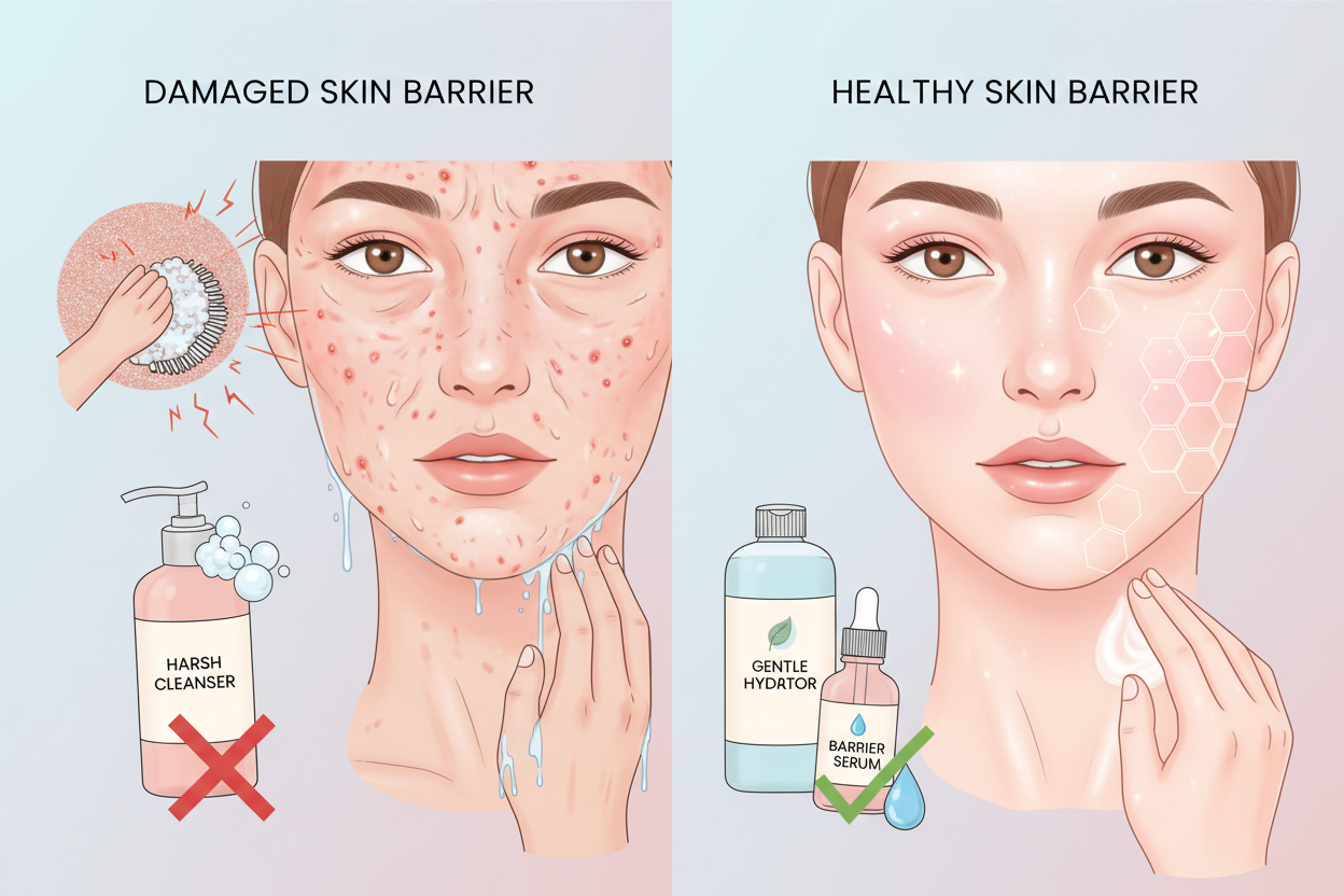 Common Skincare Mistakes That Damage Your Skin Barrier