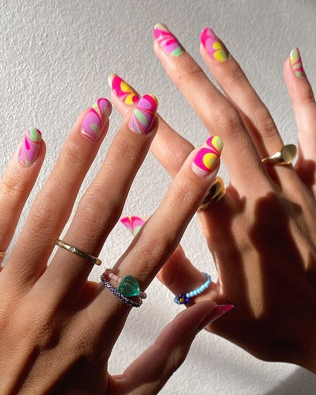 How to: Water Marble Nails