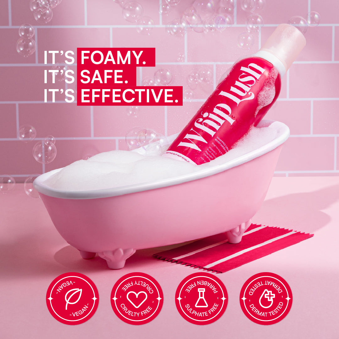 Whip Lush- Body Wash Mousse & Shaving Foam