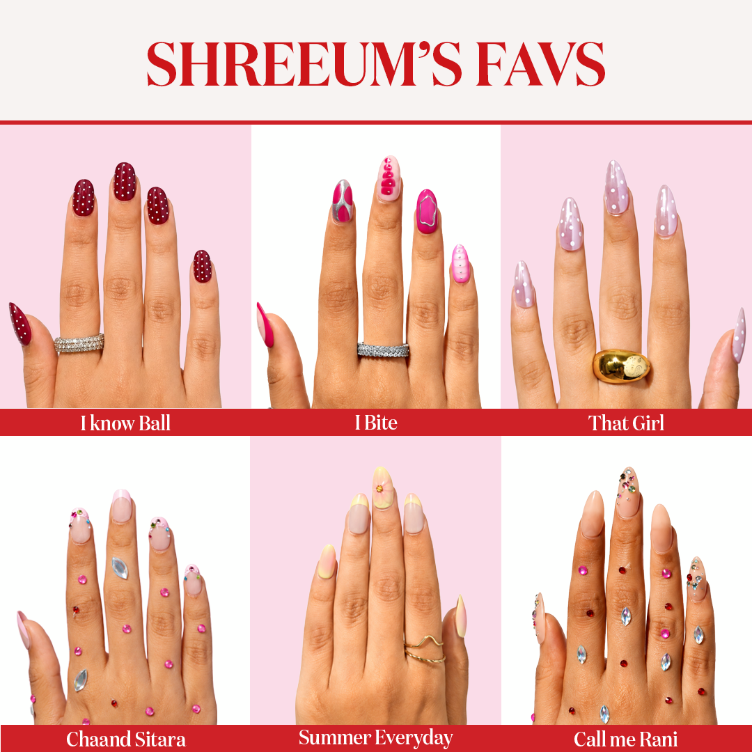 She’s Cute | Medium Almond, Press-On Nails