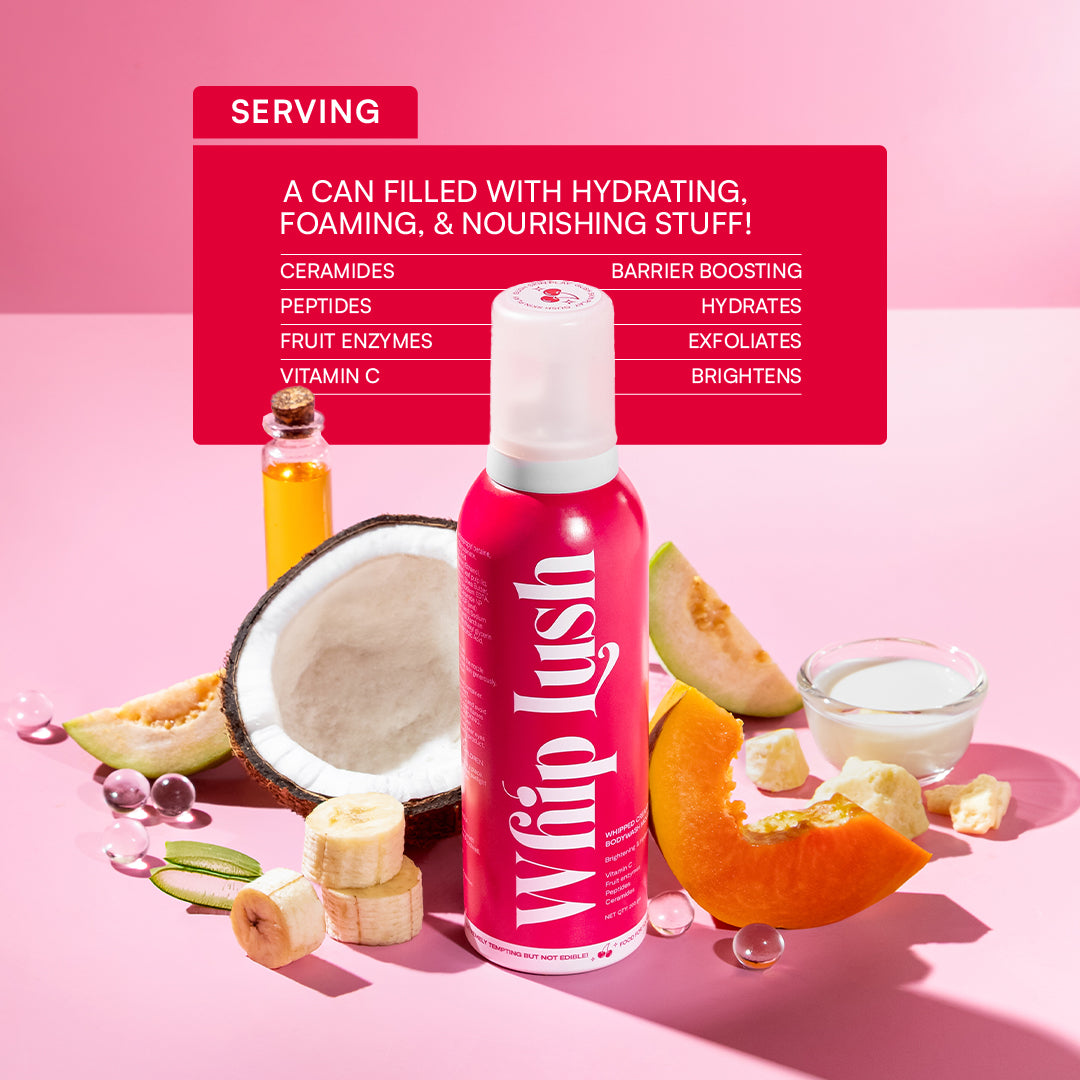 Whip Lush- Body Wash Mousse & Shaving Foam