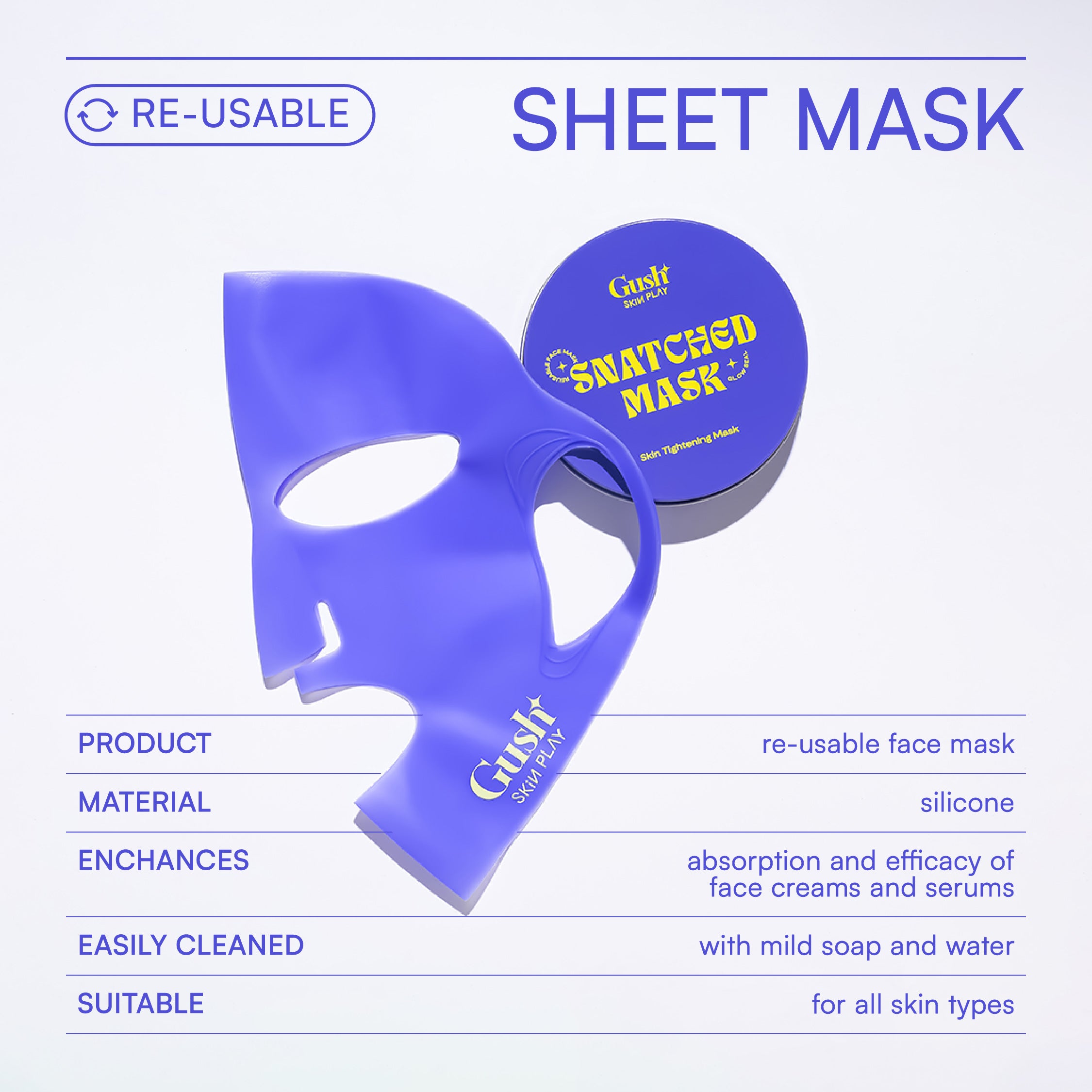 Snatched Mask - Reusable Sheet Mask