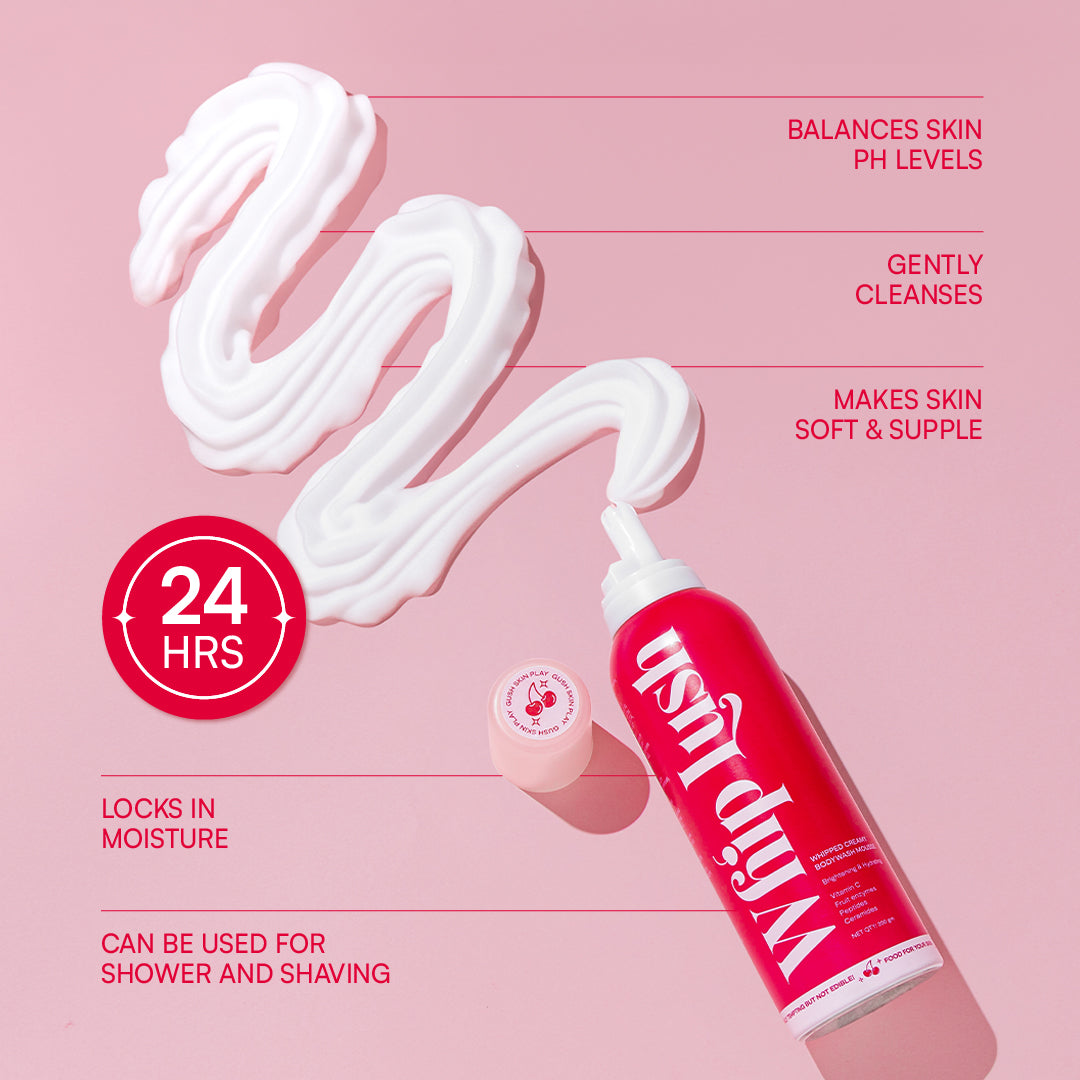 Whip Lush- Body Wash Mousse & Shaving Foam