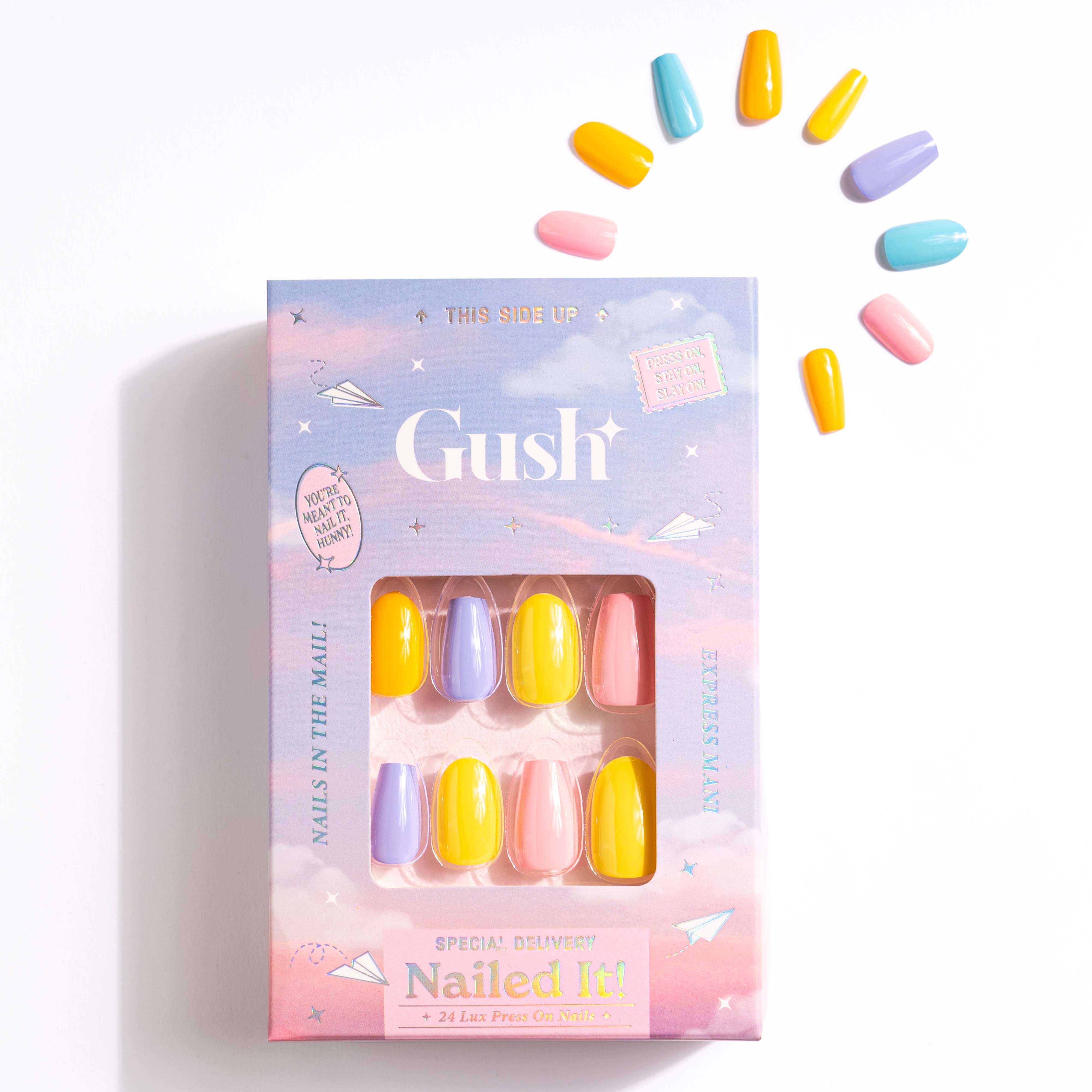 Pastels - Long Round - Press on Nails