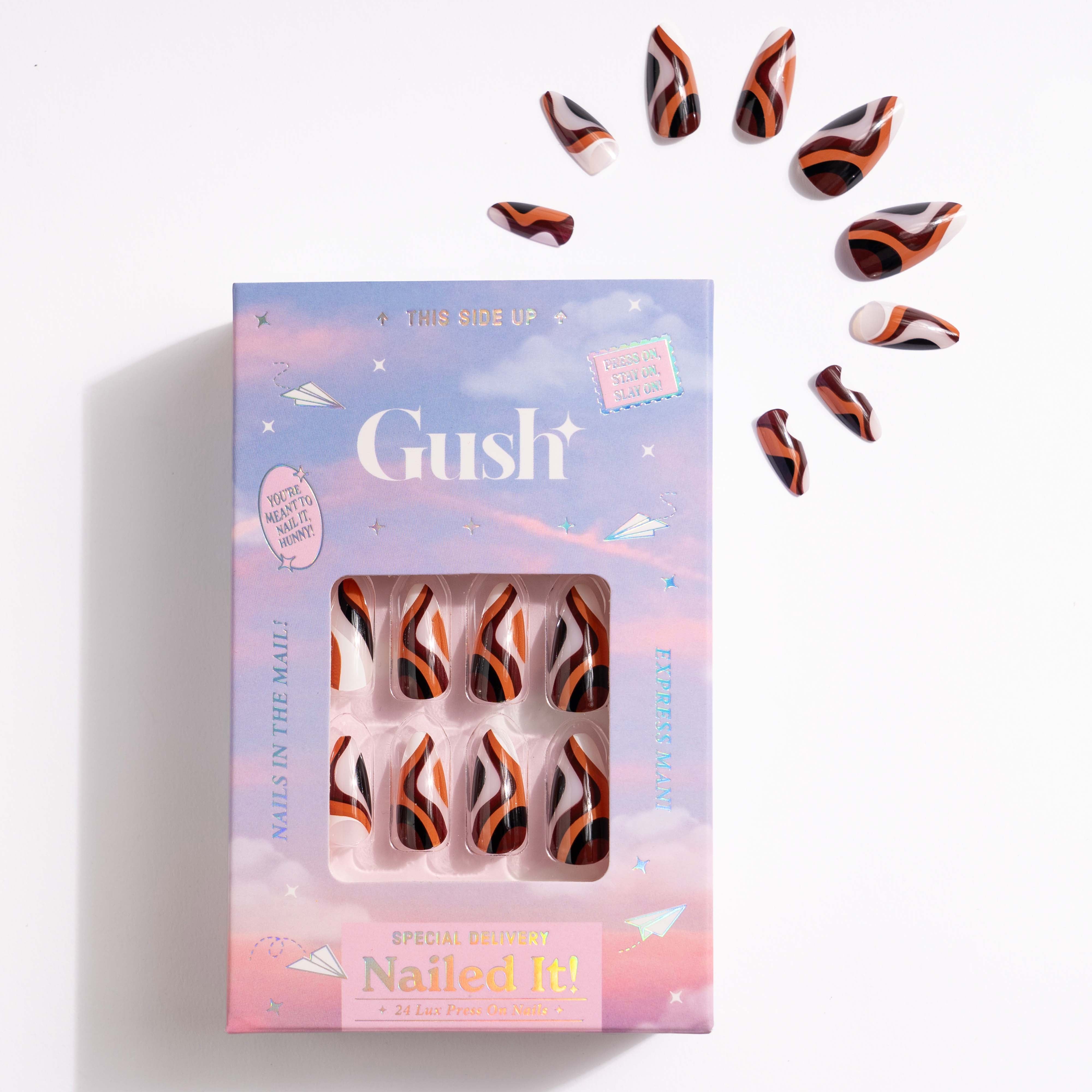 Earthy Tones - Long Almond - Press on Nails