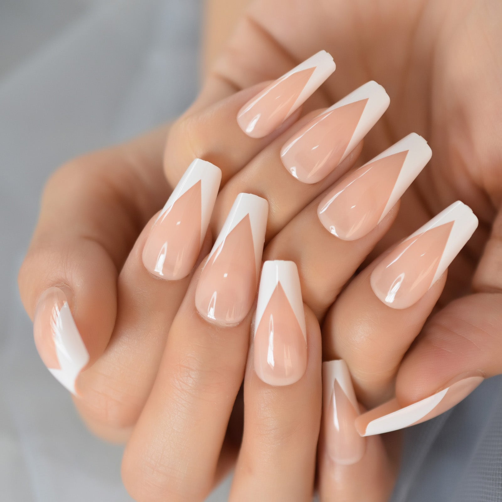 Dress - Long Coffin - Press on Nails