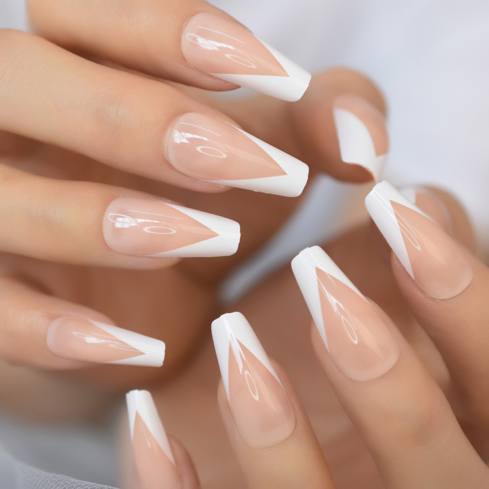 Dress - Long Coffin - Press on Nails
