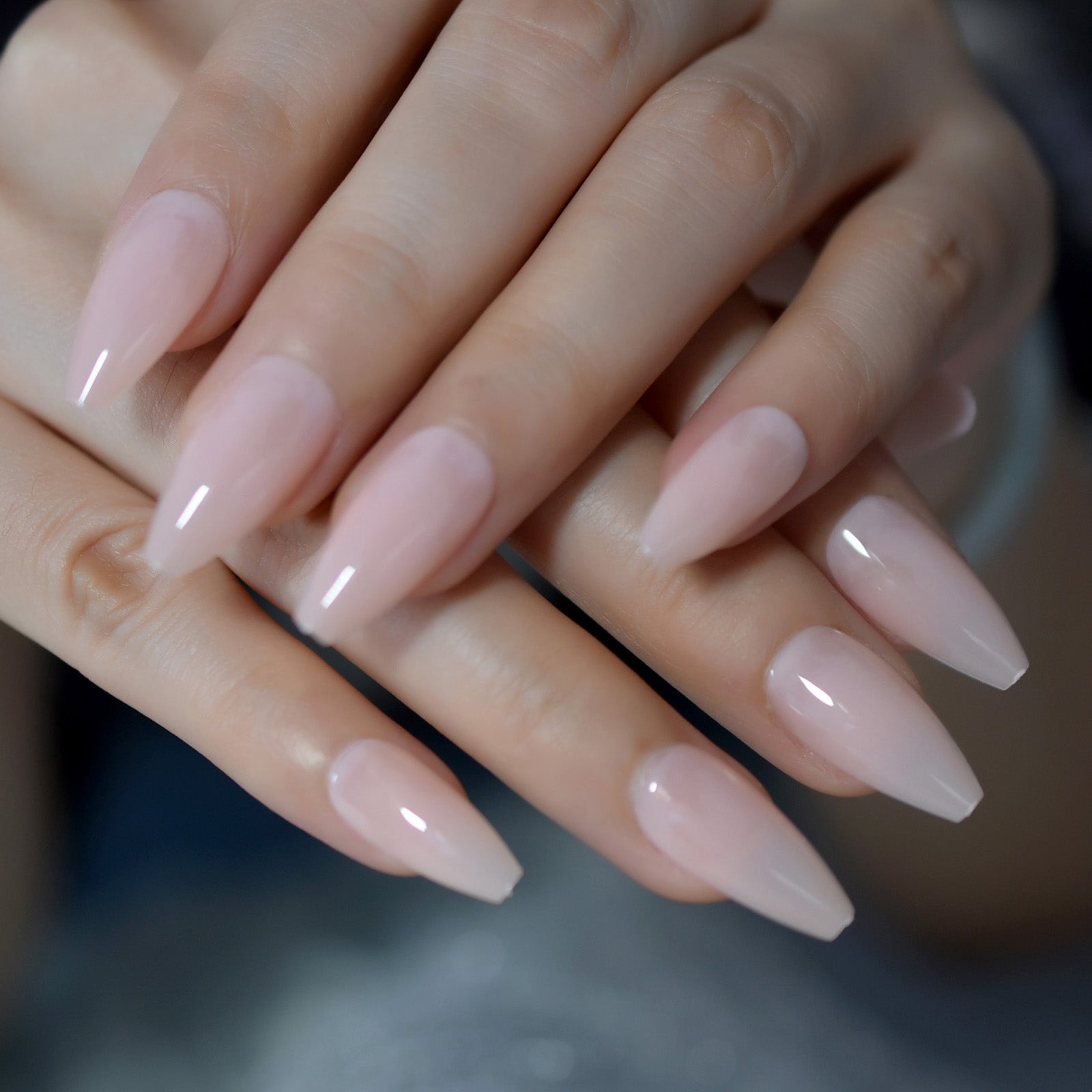 Bling - Long Coffin - Press on Nails