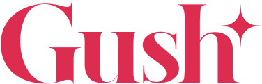 Minimalist new Gush Beauty logo graphic