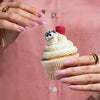 Pixie Glitter- Medium Almond - Press on Nails