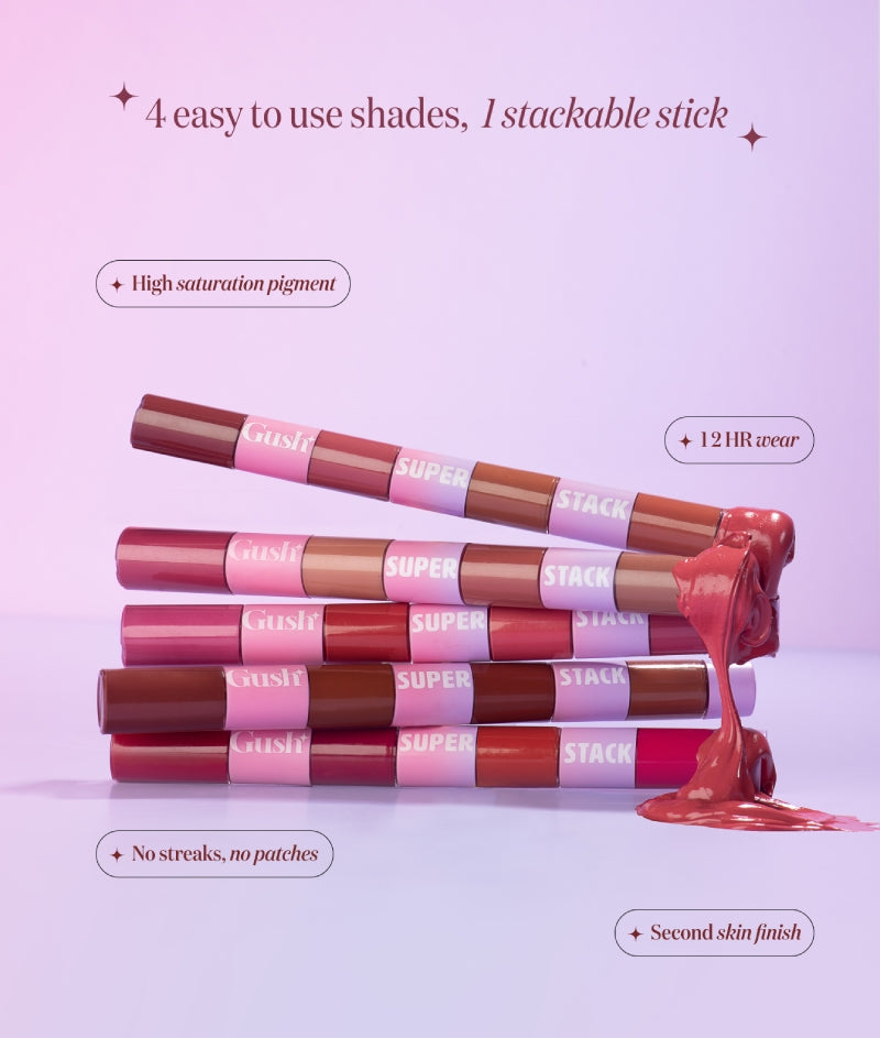 Super Stack - 4-in-one liquid lipstick