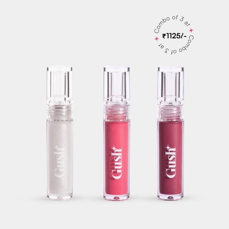 Glaze Lip Oil Gloss Trio