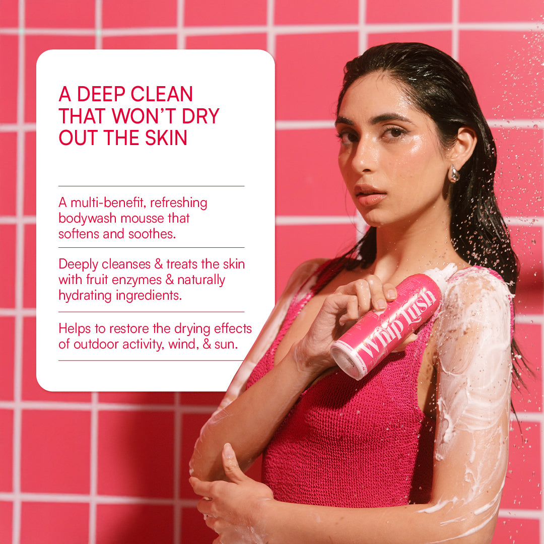 Whip Lush- Body Wash Mousse & Shaving Foam