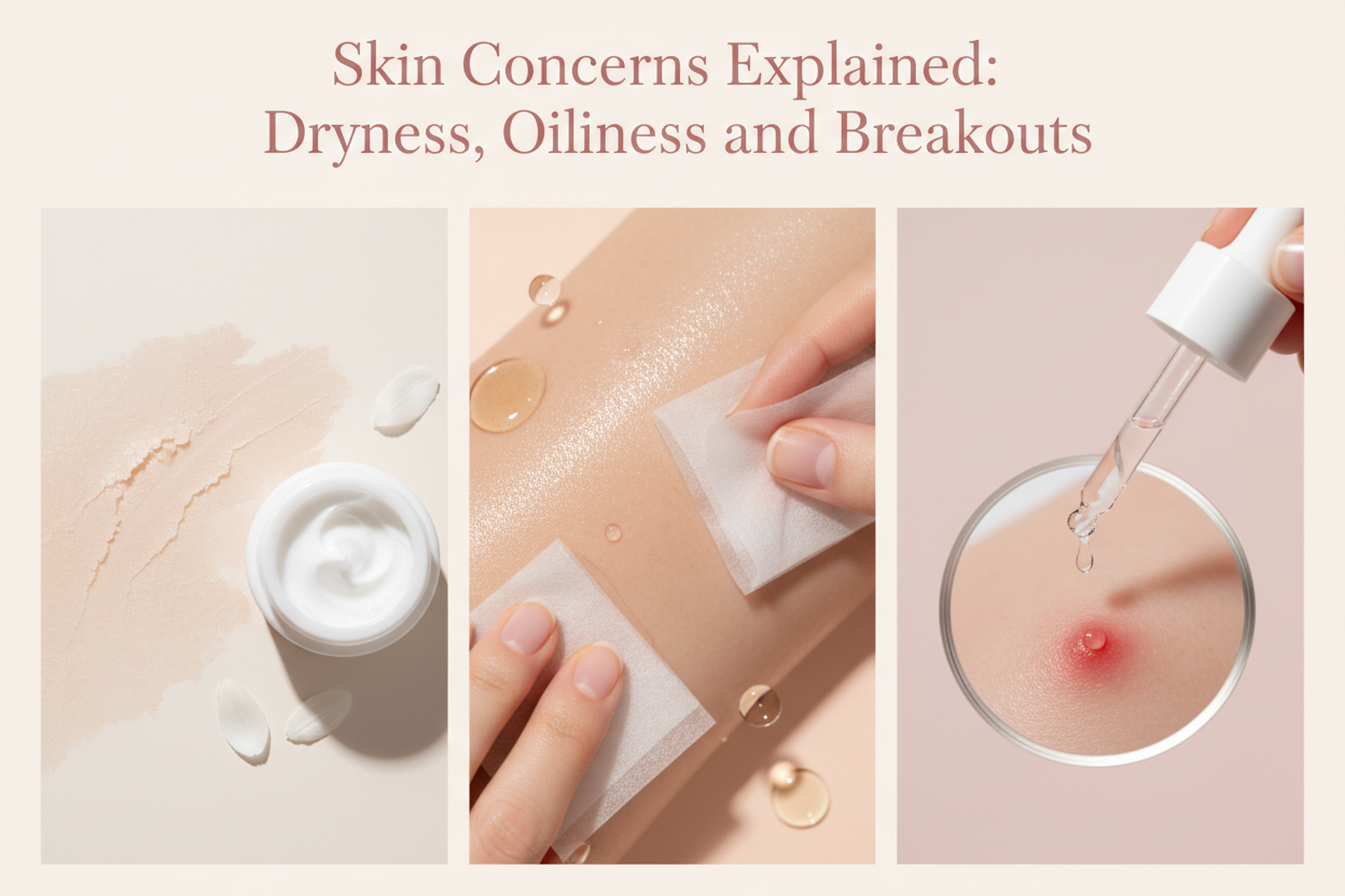 Skin Concerns Explained: Dryness, Oiliness and Breakouts