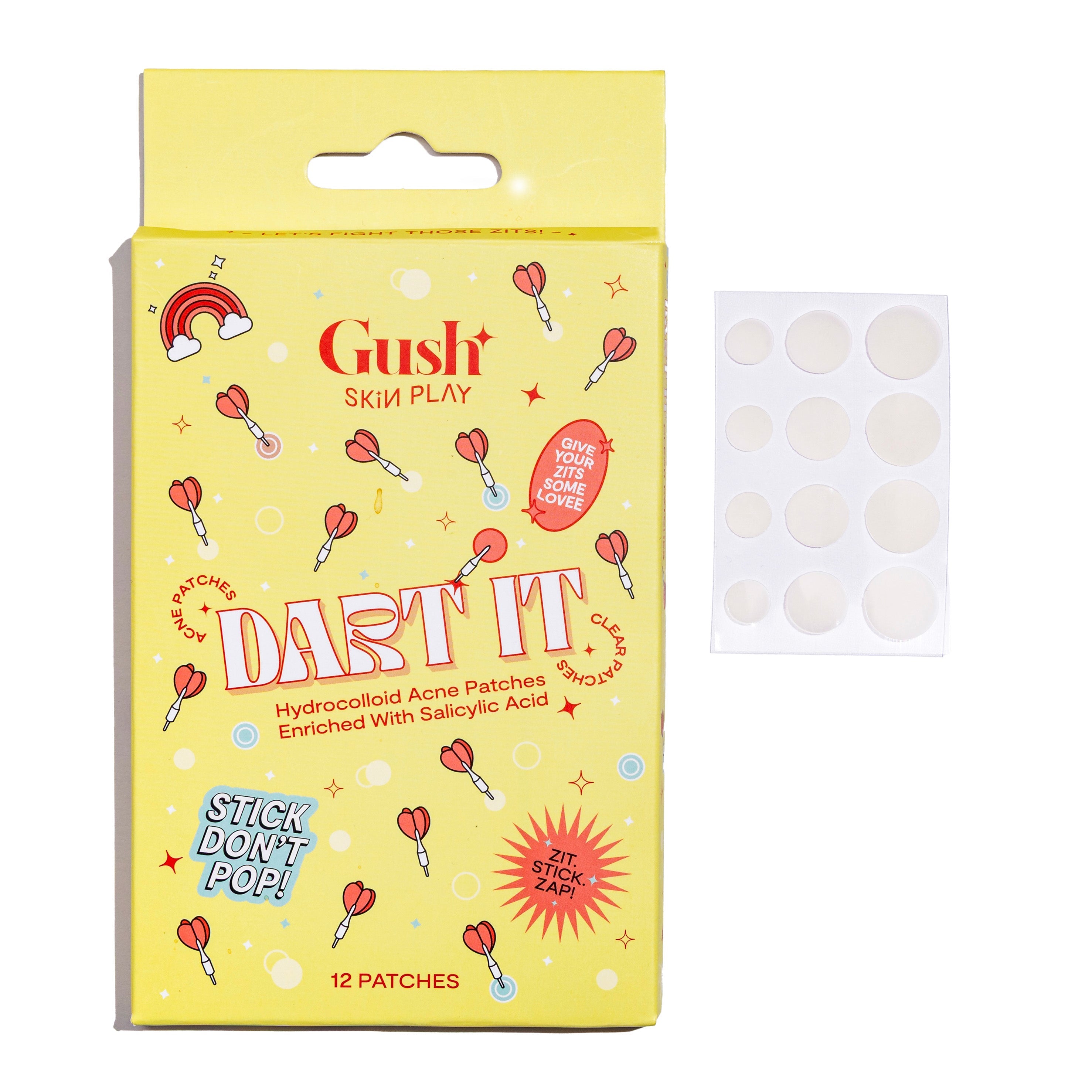🎁 Dart It | Mini - Tea Tree & Hydrocolloid Acne Pimple Patches for Zits & Blemishes - Clear