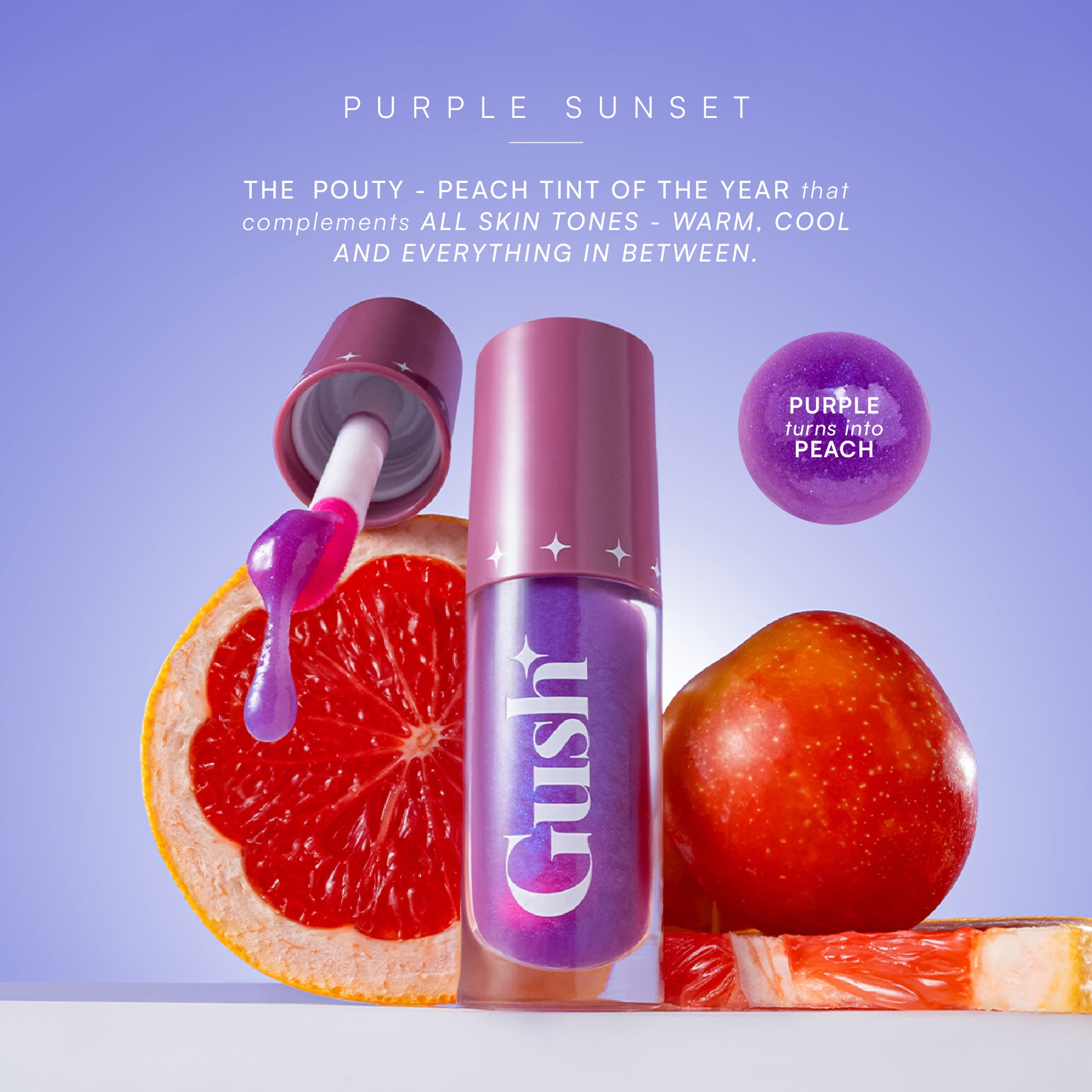 #color_purple sunset- purple transforms to a peach