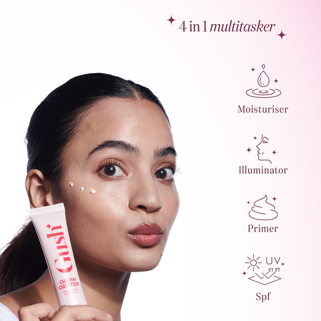 Glow Getter: 4-In-1 Illuminating Moisturizer + Primer + Strobe Cream + SPF