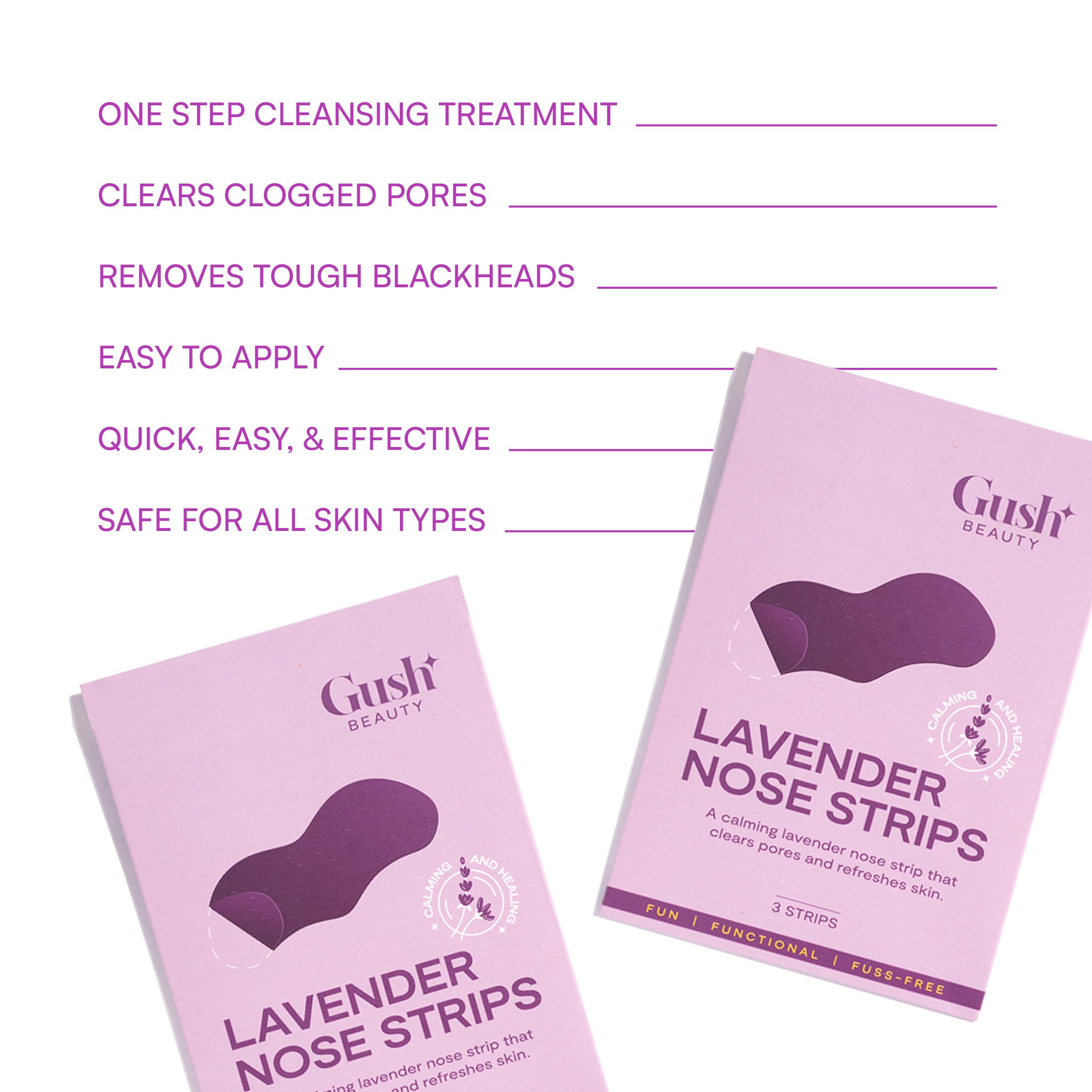 Lavender Nose Strips