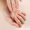 Nudie Salmon - Medium Coffin - Press on Nails